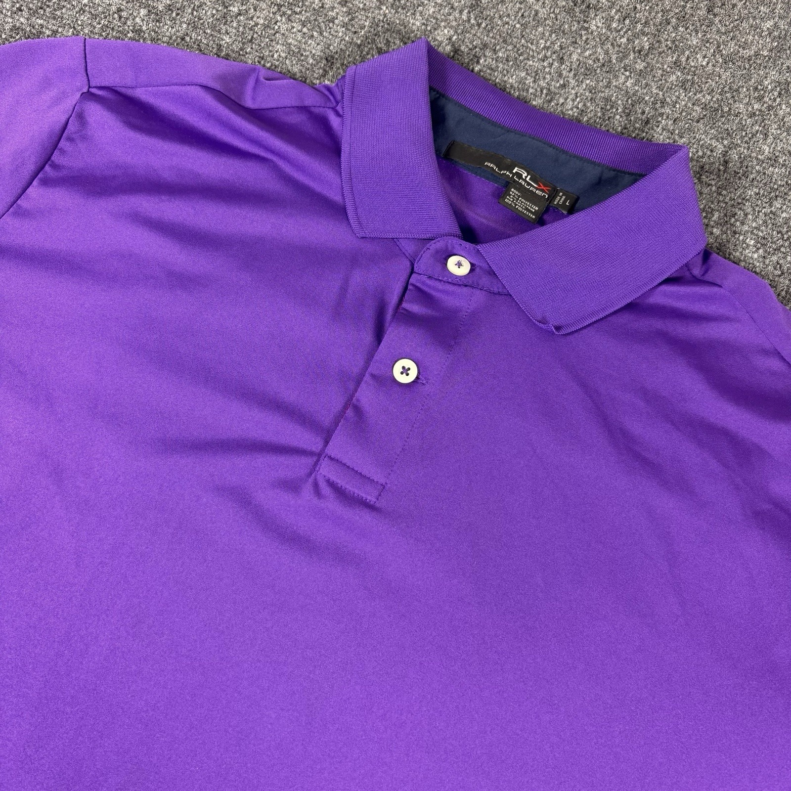 Rlx Ralph Lauren Casamigos Tequila Performance Golf Polo Purple Size Large